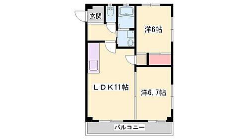 ピュアコート西夢前台 1階 2LDK 賃貸物件詳細