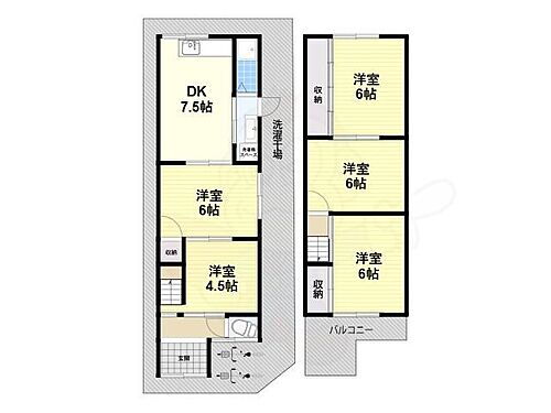 大阪府堺市北区長曽根町 新金岡駅 5DK 一戸建て 賃貸物件詳細