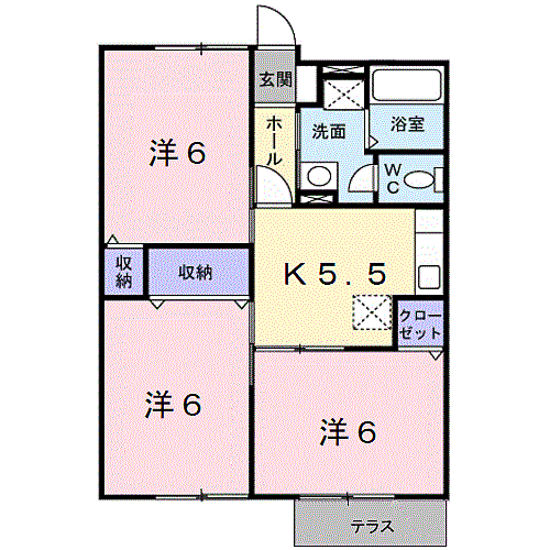 和歌山県海南市鳥居36-2 海南駅 3K アパート 賃貸物件詳細