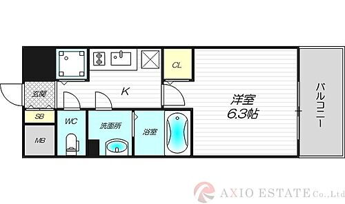 大阪府大阪市淀川区西三国2丁目7-2 三国駅 1K マンション 賃貸物件詳細