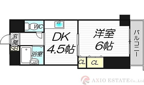 大阪府大阪市淀川区東三国6丁目9-5 東三国駅 1DK マンション 賃貸物件詳細