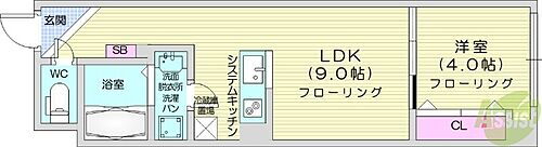 パークヒルズ中央１２ 6階 1LDK 賃貸物件詳細