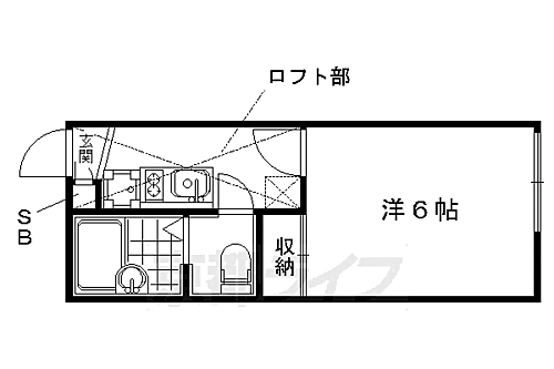 京都府京都市中京区西ノ京伯楽町 円町駅 1K アパート 賃貸物件詳細