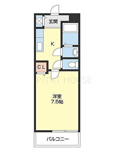 フジパレス福島 2階 1K 賃貸物件詳細