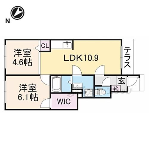 ルミエール 2階 2LDK 賃貸物件詳細
