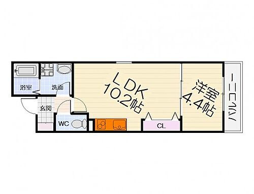 大阪府堺市西区浜寺石津町西4丁 石津川駅 1LDK アパート 賃貸物件詳細