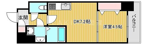 ジョイアナンバ 6階 1DK 賃貸物件詳細