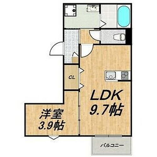 ＬＥＣＯＣＯＮ中村 2階 1LDK 賃貸物件詳細