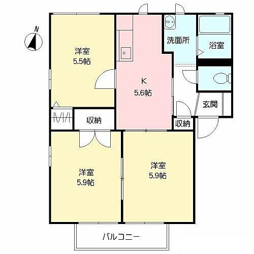 宮崎県都城市南横市町4011 五十市駅 3K アパート 賃貸物件詳細