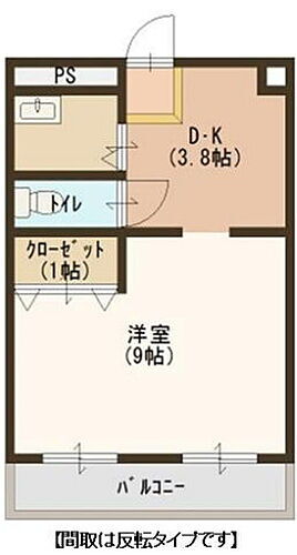平成マンション 3階 1DK 賃貸物件詳細
