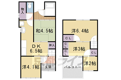 京都府京都市右京区花園木辻南町 花園駅 5K 一戸建て 賃貸物件詳細