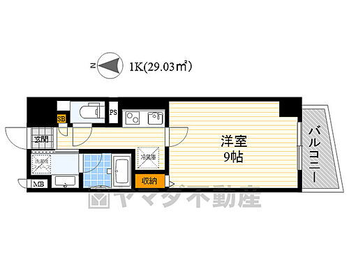 ＳＫ江坂 4階 1K 賃貸物件詳細