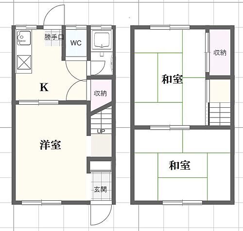 鶴乃苑 2階 3K 賃貸物件詳細