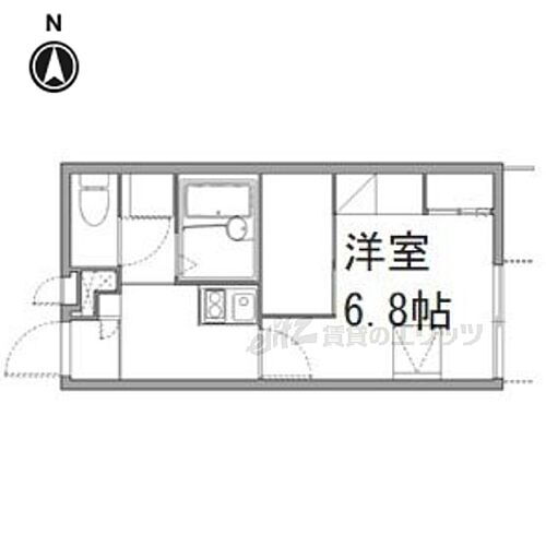 京都府京都市右京区嵯峨野六反田町 帷子ノ辻駅 1K アパート 賃貸物件詳細