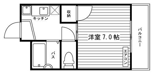 岡山県岡山市北区北方2丁目 法界院駅 1K マンション 賃貸物件詳細