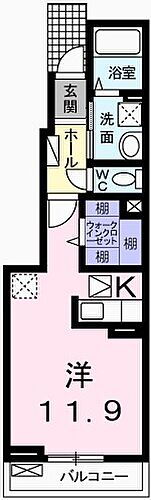 兵庫県姫路市飾磨区阿成鹿古 飾磨駅 ワンルーム アパート 賃貸物件詳細