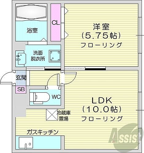 北海道札幌市北区北二十四条西17丁目 八軒駅 1LDK マンション 賃貸物件詳細