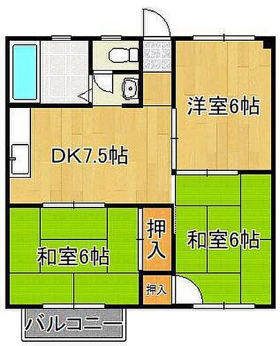 福岡県北九州市小倉北区宇佐町1丁目 旦過駅 3DK マンション 賃貸物件詳細