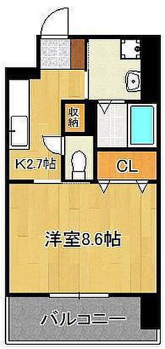 福岡県北九州市小倉北区三萩野1丁目 香春口三萩野駅 1K マンション 賃貸物件詳細