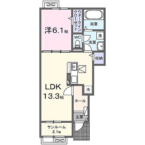 ボスカート　Ｋ．Ｉ 1階 1LDK 賃貸物件詳細