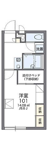 レオパレスＯＡＳＩＳ 2階 1K 賃貸物件詳細