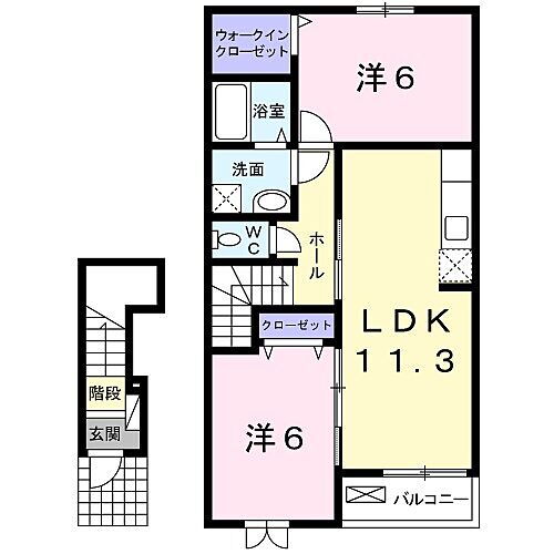 福岡県北九州市八幡西区大字本城 本城駅 2LDK アパート 賃貸物件詳細