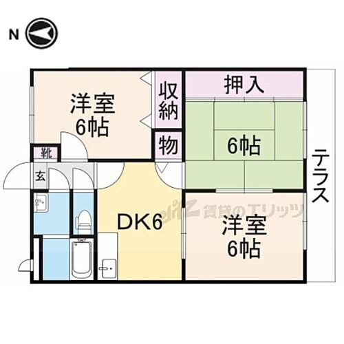 ユーミー岩井東町 3階 3DK 賃貸物件詳細