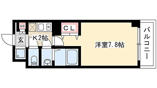 ＲＥＧＡＬＯ桜本町 8階 1K 賃貸物件詳細