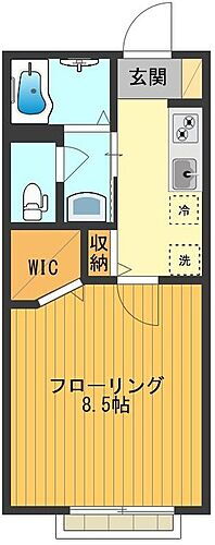 東京都八王子市七国1丁目10-6 八王子みなみ野駅 1K アパート 賃貸物件詳細