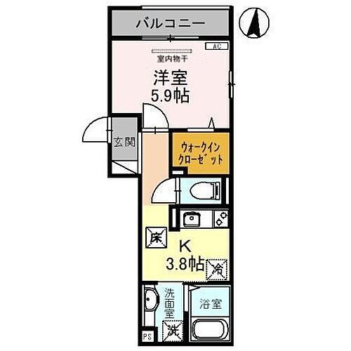 ルピナス 1階 1K 賃貸物件詳細