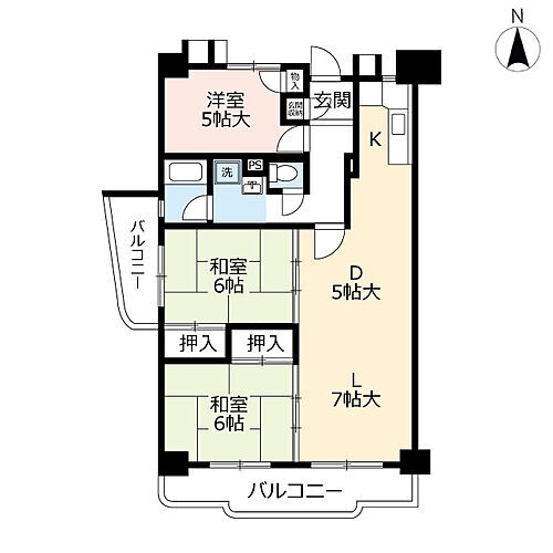 福岡県北九州市八幡西区紅梅2丁目 黒崎駅 3LDK マンション 賃貸物件詳細