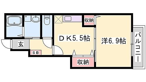 兵庫県小野市天神町 小野駅 1DK アパート 賃貸物件詳細