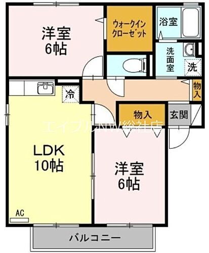 岡山県倉敷市大内 倉敷駅 2LDK アパート 賃貸物件詳細