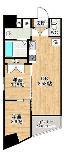 福岡県北九州市小倉北区黄金1丁目4-10 香春口三萩野駅 2DK マンション 賃貸物件詳細