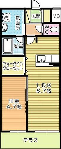 四季荘 1階 1LDK 賃貸物件詳細