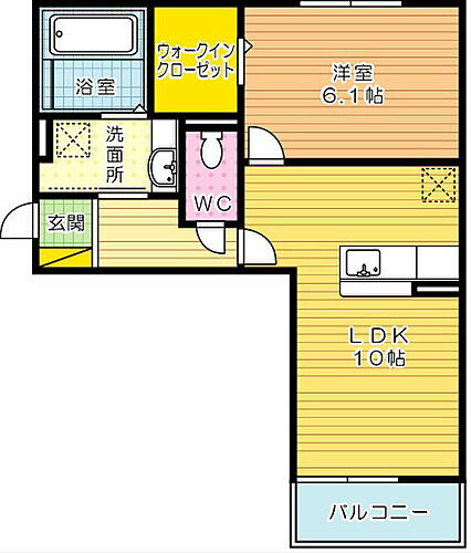 福岡県北九州市小倉北区大田町2-15 小倉駅 1LDK アパート 賃貸物件詳細