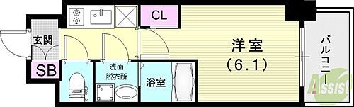 兵庫県神戸市中央区楠町3丁目4-11 大倉山駅 1K マンション 賃貸物件詳細