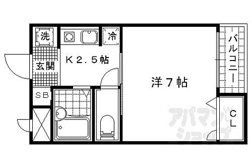 滋賀県大津市神領1丁目 唐橋前駅 1K マンション 賃貸物件詳細