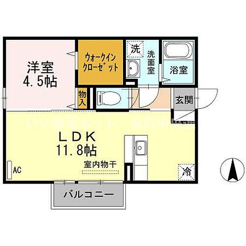 アヴァンサール　仁 2階 1LDK 賃貸物件詳細