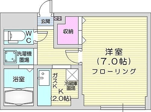 北海道札幌市東区北三十三条東15丁目 新道東駅 1K マンション 賃貸物件詳細