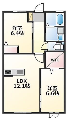 兵庫県姫路市花田町上原田 東姫路駅 2LDK アパート 賃貸物件詳細