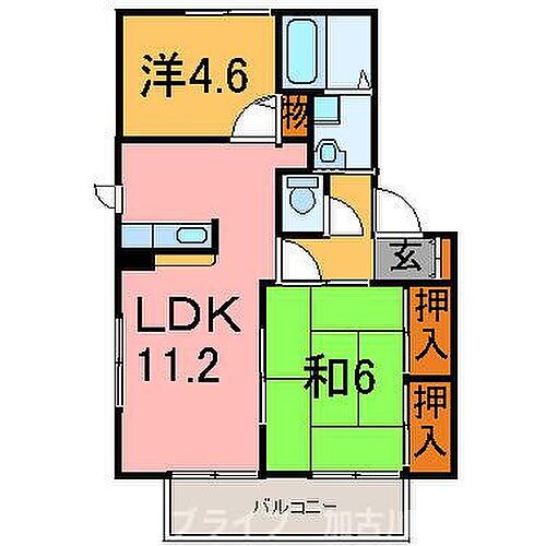 シャーメゾン米田 1階 2LDK 賃貸物件詳細