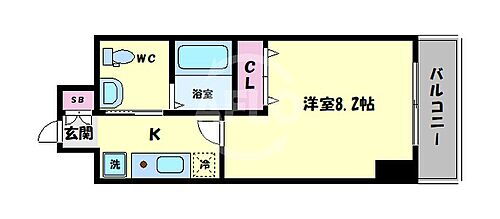 ＣＡＳＳＩＡ天王寺東 8階 1K 賃貸物件詳細