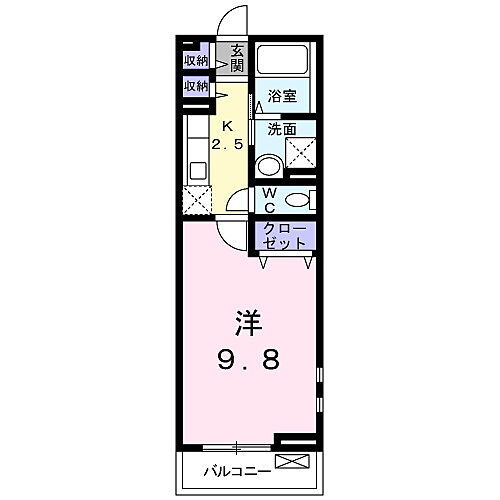 曙ハイツ鴨川 1階 1K 賃貸物件詳細