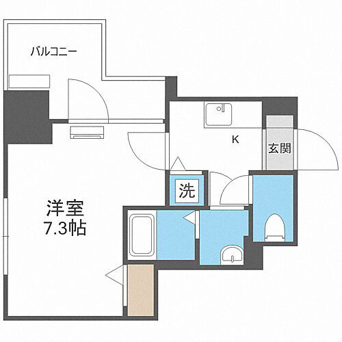 大阪府大阪市中央区大手通2丁目 堺筋本町駅 1K マンション 賃貸物件詳細