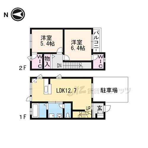 京都府亀岡市大井町土田1丁目 並河駅 2LDK アパート 賃貸物件詳細