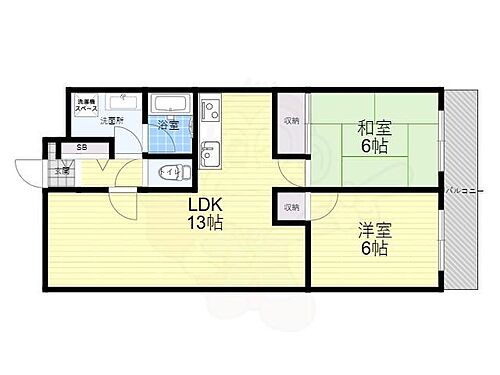 大阪府豊中市利倉西2丁目5番24号 園田駅 2LDK マンション 賃貸物件詳細