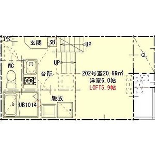 愛知県名古屋市中川区西日置2丁目 山王駅 1SK アパート 賃貸物件詳細