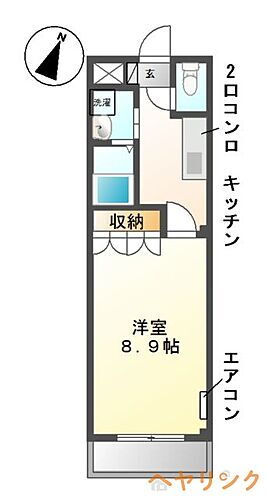 愛知県名古屋市名東区勢子坊4丁目 上社駅 1K アパート 賃貸物件詳細