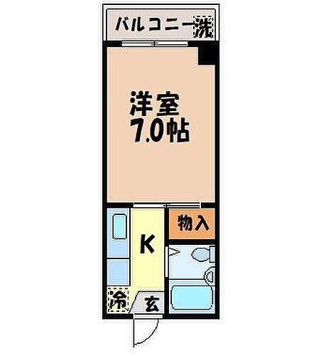 長崎県長崎市花丘町20-16 西浦上駅 1K マンション 賃貸物件詳細